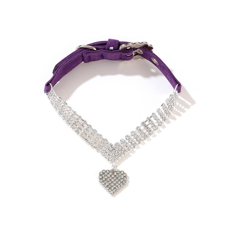 Find Your Pet's Style Sparkling Jeweled Accents for Elegance Complete with Adjustable Collars Leashes!