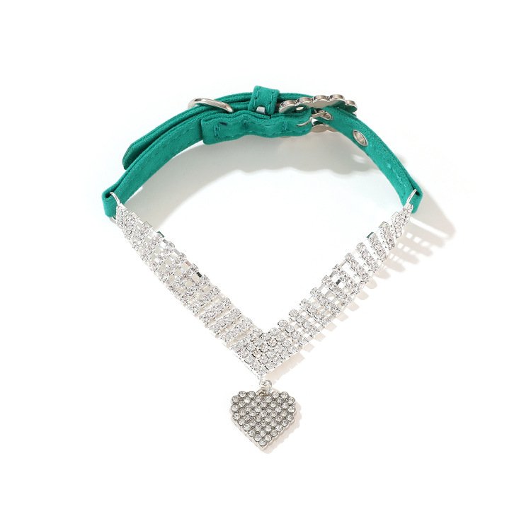 Find Your Pet's Style Sparkling Jeweled Accents for Elegance Complete with Adjustable Collars Leashes!