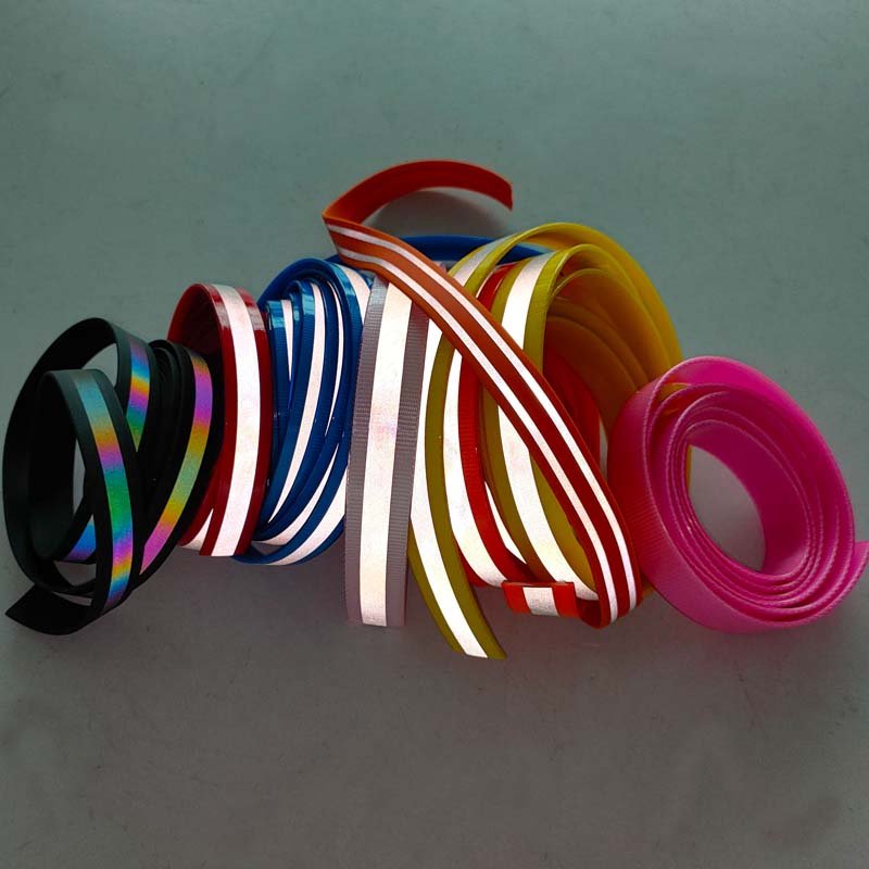 waterproof tpu polyurethane pvc coated weldable nylon polyester reflective webbing tape for pet dog harness vest collar leashes