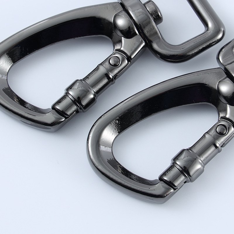 Zinc Alloy Dog Collar Swivel Snap Hook Buckle Metal Carabiner For Pet Swivel Dog Leash Carabiner Hook