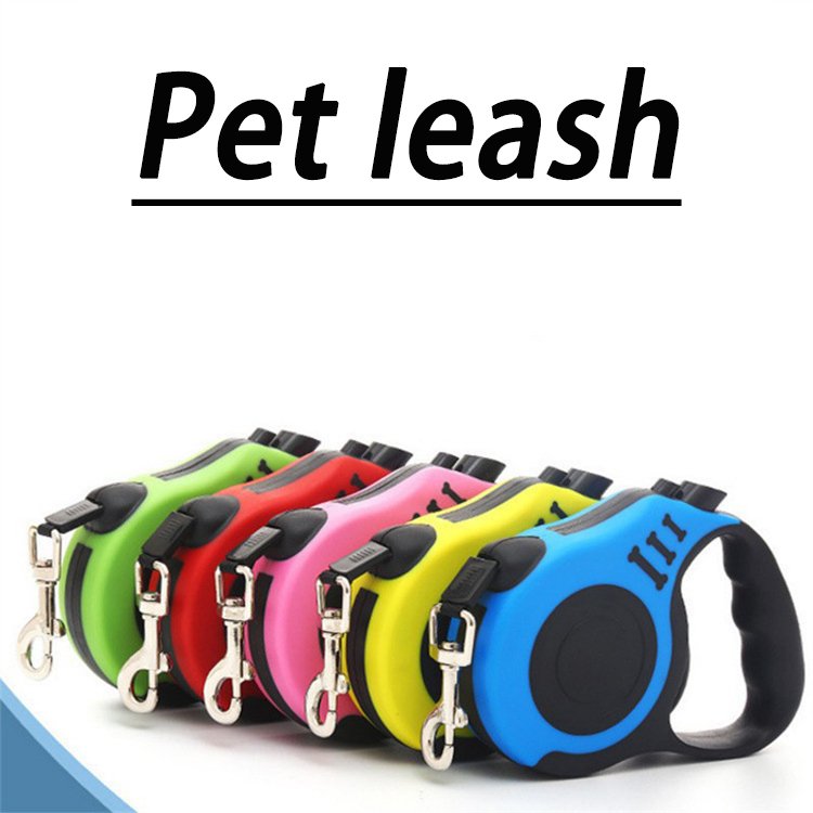 Automatic Retractable Pet Leash Dog Walking Rope with Bone Traction Device for Training and Control