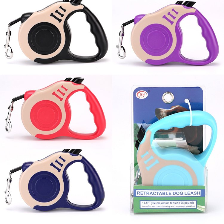Automatic Retractable Pet Leash Dog Walking Rope with Bone Traction Device for Training and Control