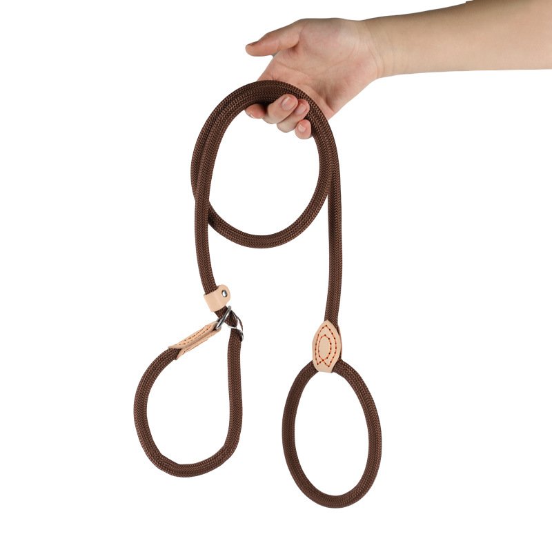 Pet Suppliers Large Medium Small Puppy Adjustable Durable No Pull Pet Training Outdoor Walking Braided Nylon Rope Dog Leash