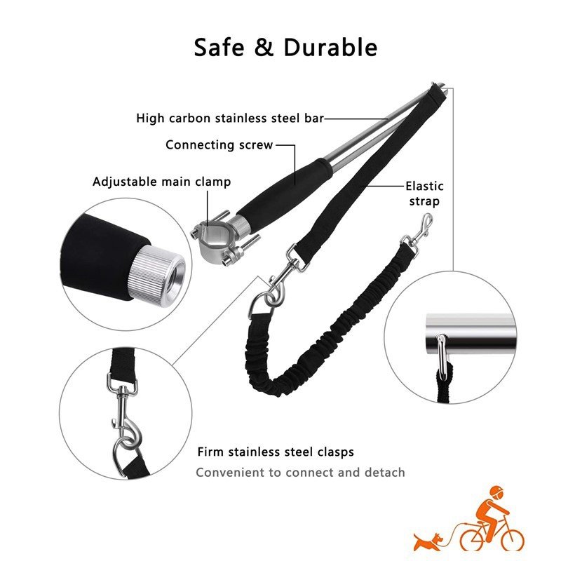 Ready To Ship Pet Product Dog Bike Leash