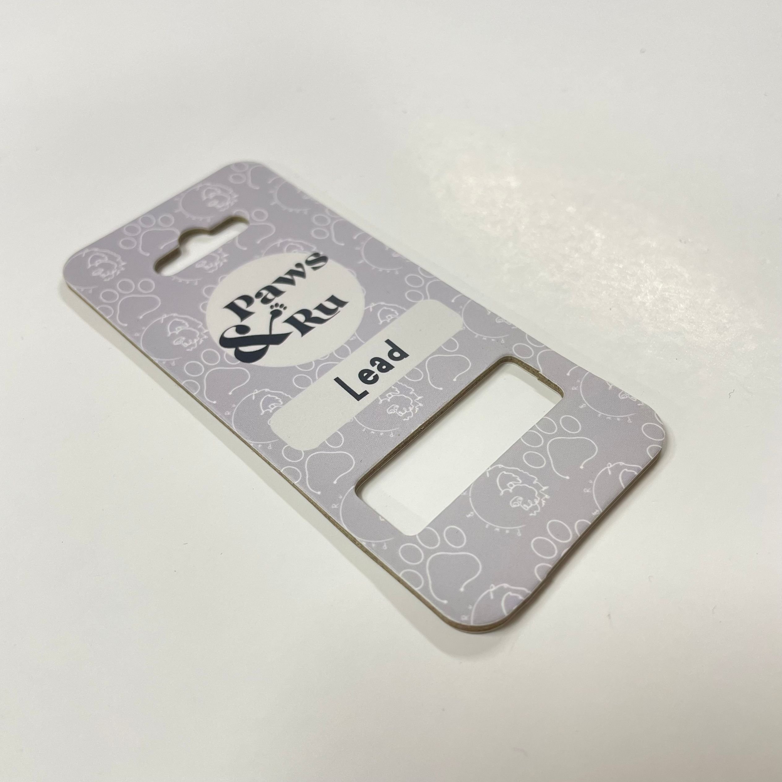 New Design Multiple Use Pet Collar&Leash Fashion Cute Color Printing Custom Shape Dog Collar Pet Leash Packaging tag card