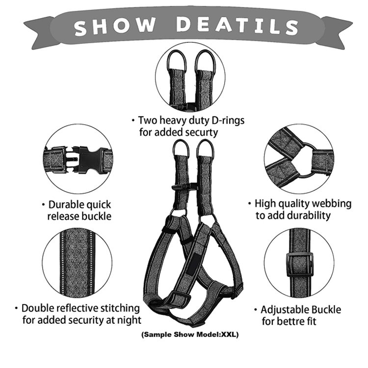 Wholesale walking other pet collars, leashes & harnesses custom dogs personalized luxury pet harness