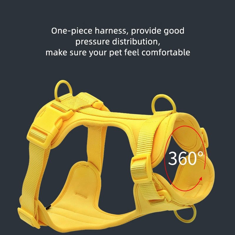 waterproof soft pvc coated webbing pet dog collar and leash dog harness sets
