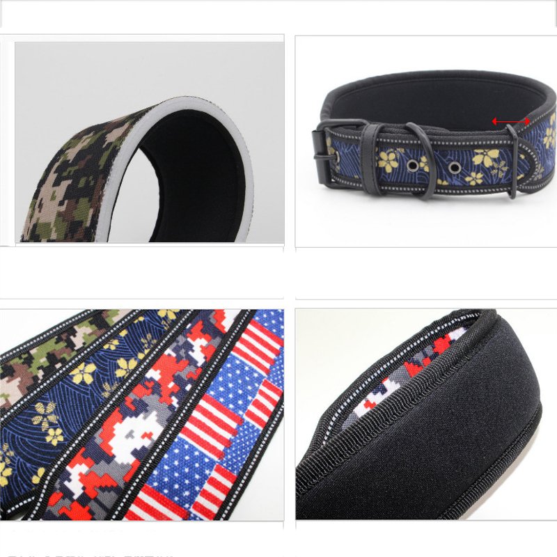 Pet Collar for Small Medium Large Dogs Pitbull Leash Dog Chain Reflective Puppy Big Dog Collar with Buckle Adjustable