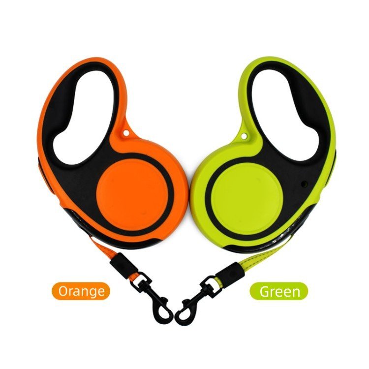 Factory Directly Sell 110lb 16 Feet Large Size One-Handed Break Pause Lock Nylon Retractable Dog Leash for Dogs Cats Outdoor