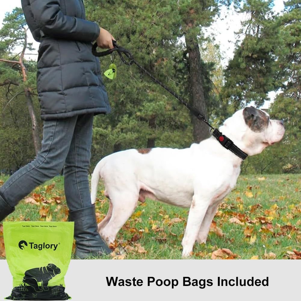 Comfortable Padded Handle Rope Dog Leash 1.2M/1.5M/2M/3M slip lead pet leash Reflective custom dog leash for Medium Large Dogs