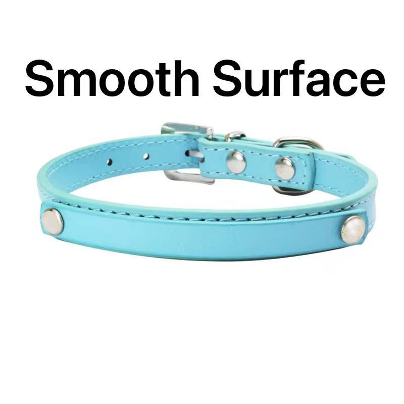 Adjustable PU Leather Dog Collar Bling Full Diamond DIY Name Letters Personalized Luxury Rhinestone Dog Collar for Small Dogs