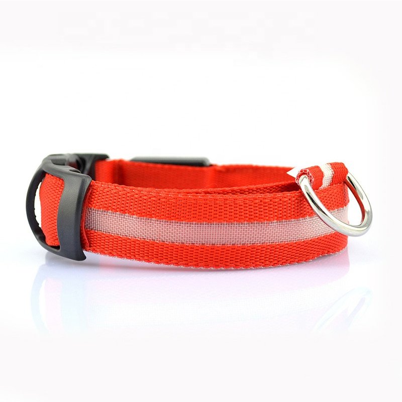 Hot Sell Led Dog Collar LED USB Rechargeable Release Buckle For Pet Collars Led Collar
