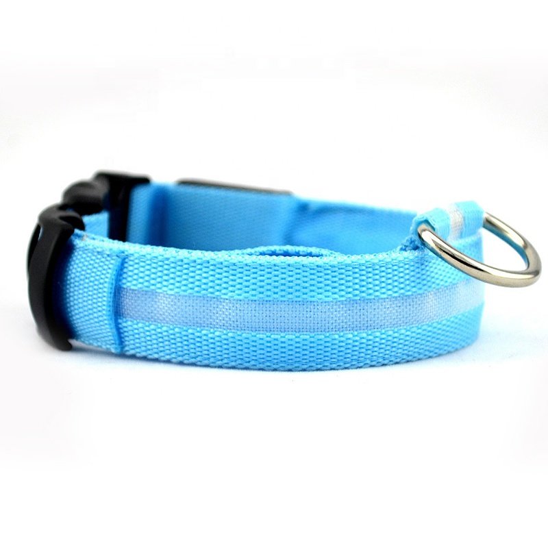 Hot Sell Led Dog Collar LED USB Rechargeable Release Buckle For Pet Collars Led Collar