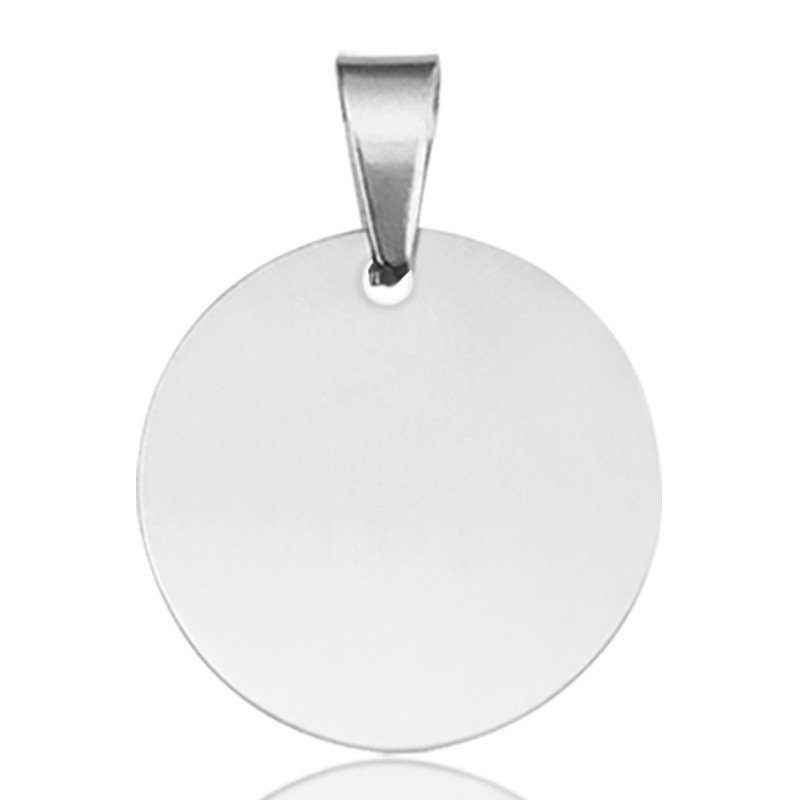 Hot Sales Customized Logo Metal Blank Stainless Steel Sublimation Pets ID Necklace Metal Blank Dog Tags