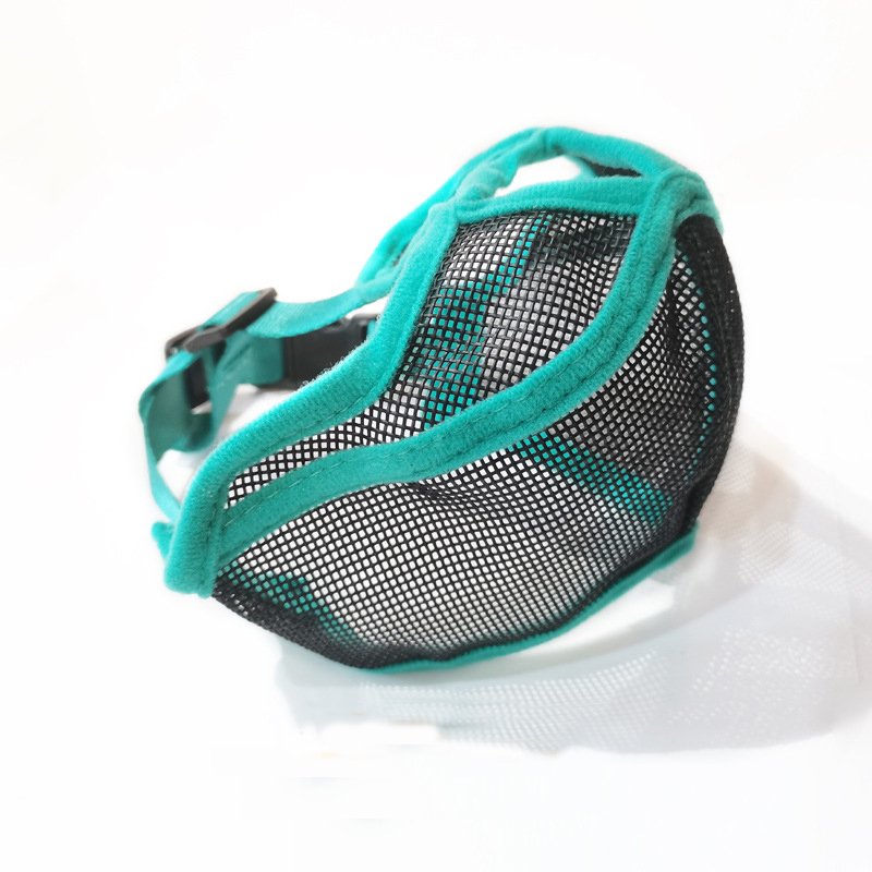 breathable anti-dropping pet muzzles face shield accessories short snout dog mouth safety guard for large France bulldog
