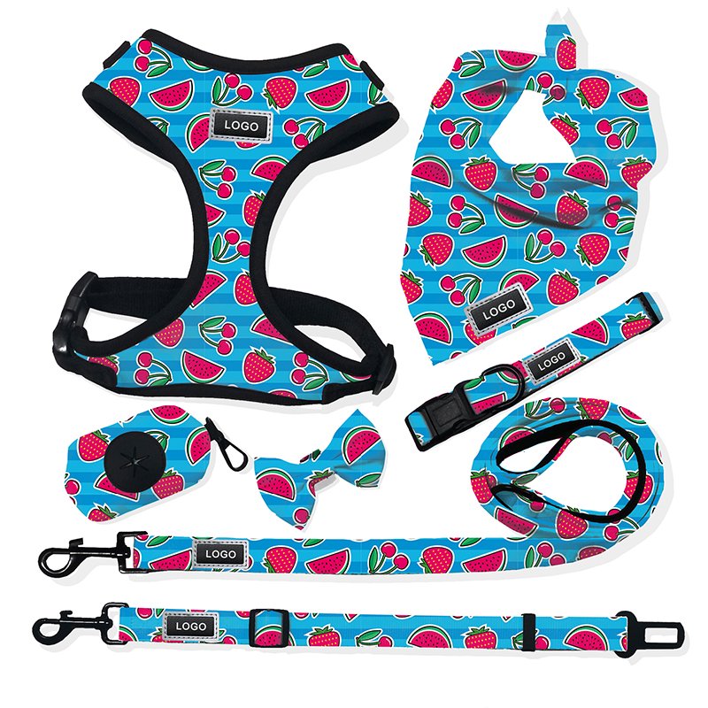 Other Pet Products Dog Poop Bag PUPTECK Adjustable Pet Harness Collar and Leash Set for Dogs Puppy and Cats Outdoor Training