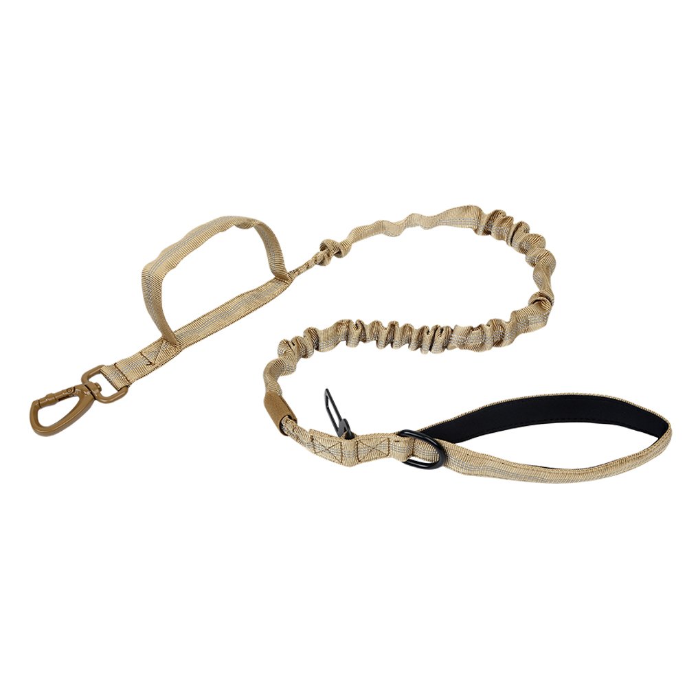 Wholesale Safe Car Belt Reflective Elastic Anti Break Outdoor Double Handle Heavy Duty Tactical Dog Leash