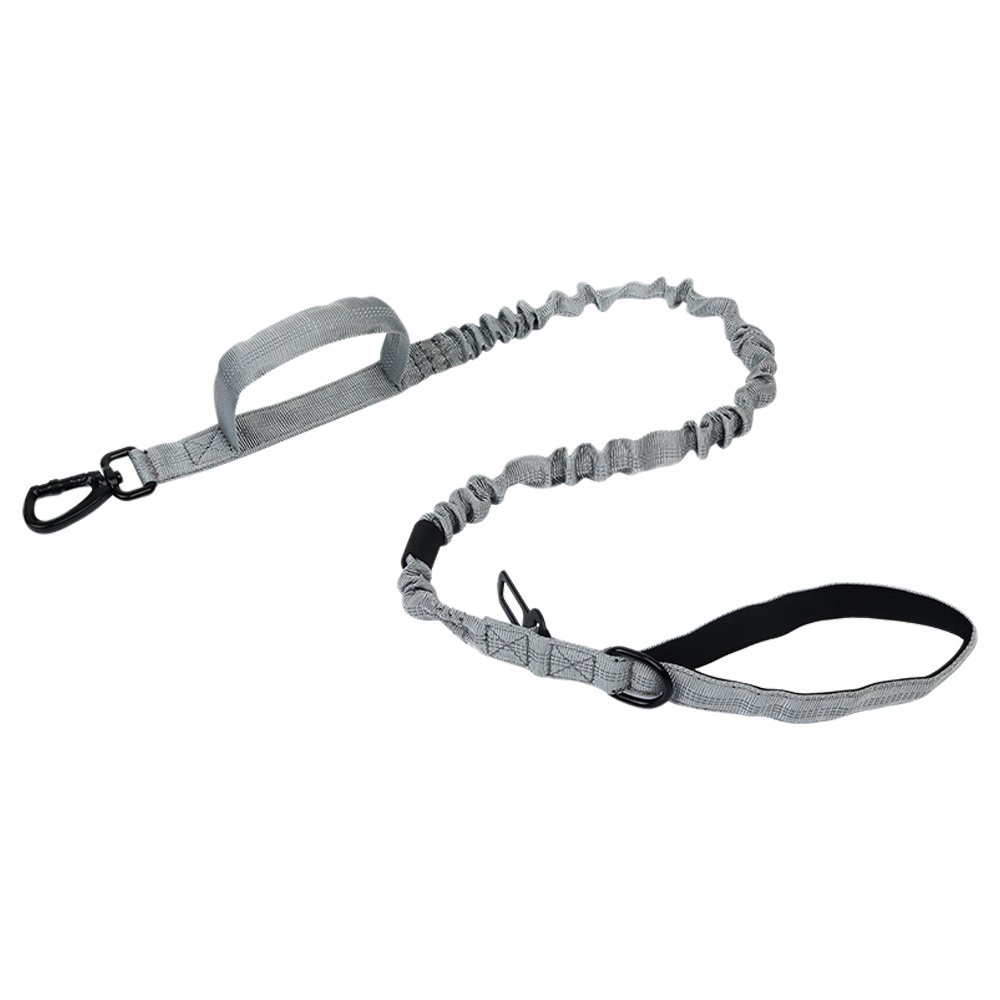 Wholesale Safe Car Belt Reflective Elastic Anti Break Outdoor Double Handle Heavy Duty Tactical Dog Leash