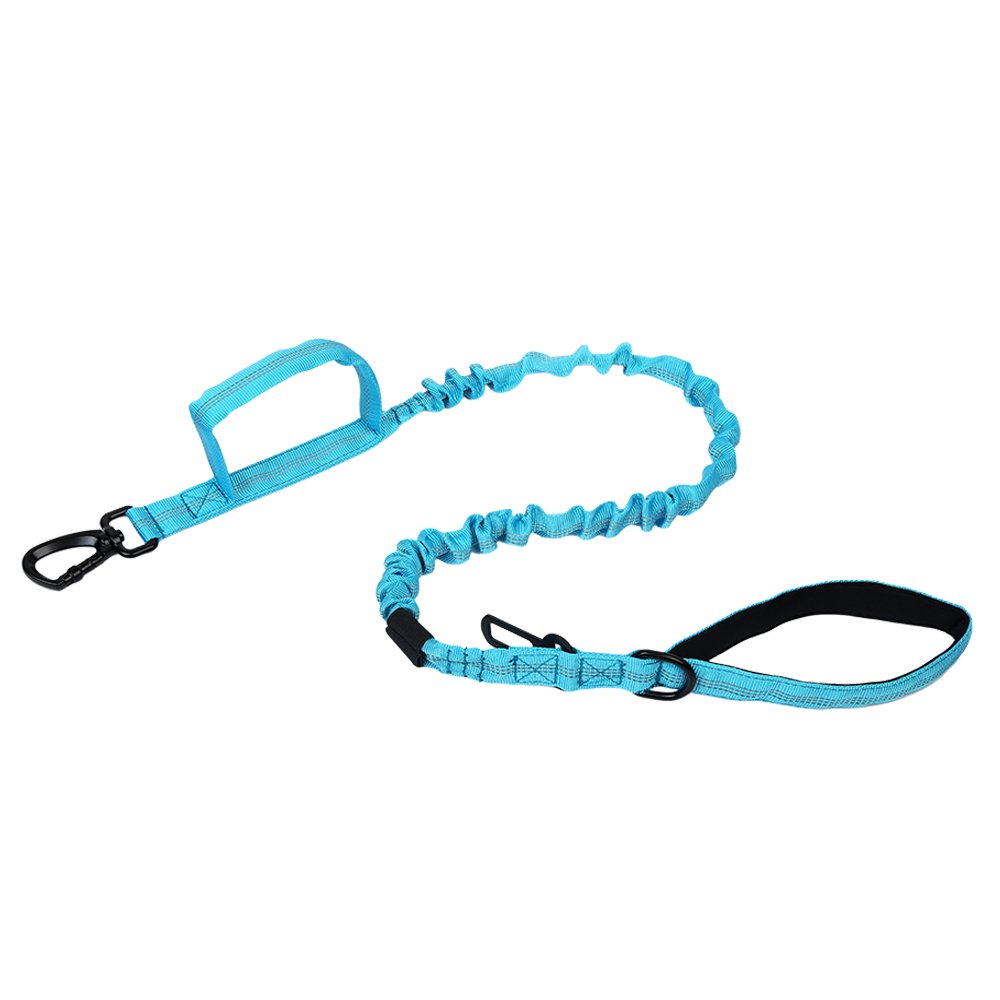 Wholesale Safe Car Belt Reflective Elastic Anti Break Outdoor Double Handle Heavy Duty Tactical Dog Leash
