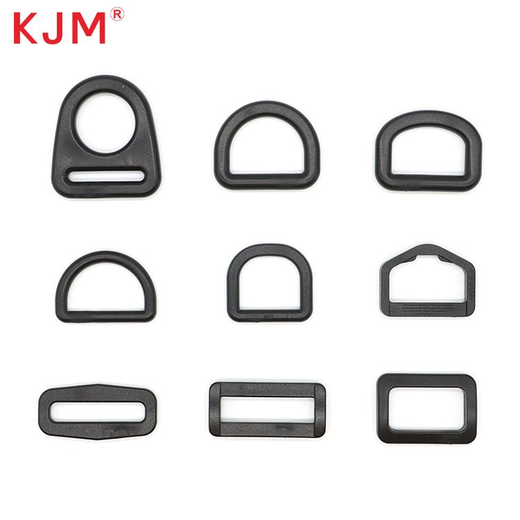 Customized Logo OEM ODM Accept POM Tactical Plastic D Ring Buckle for Dogs Collar Harness Vest