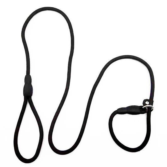 Wholesale Price Durable Nylon Rope Slip Lead Dog Leash Pure Solid Color Pet Outdoor Leads Ribbon Decoration Dog Walking Collar