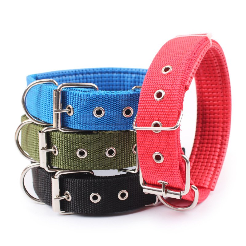 Solid Dog Collars Nylon Dog Collar For Small Medium Large Dogs Pet Collars
