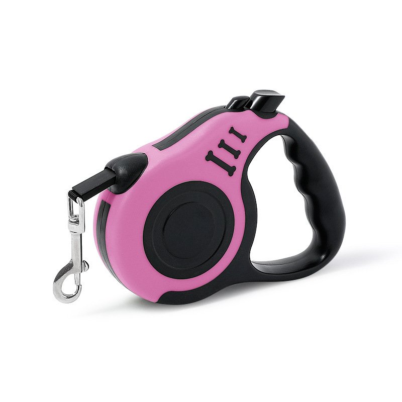 Automatic Retractable Pet Leash Dog Walking Rope with Bone Traction Device for Training and Control