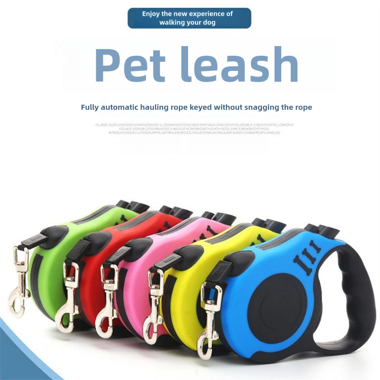 Automatic Retractable Pet Leash Dog Walking Rope with Bone Traction Device for Training and Control