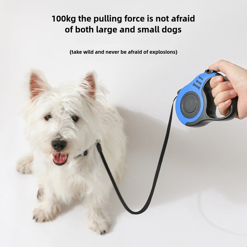 Automatic Retractable Pet Leash Dog Walking Rope with Bone Traction Device for Training and Control