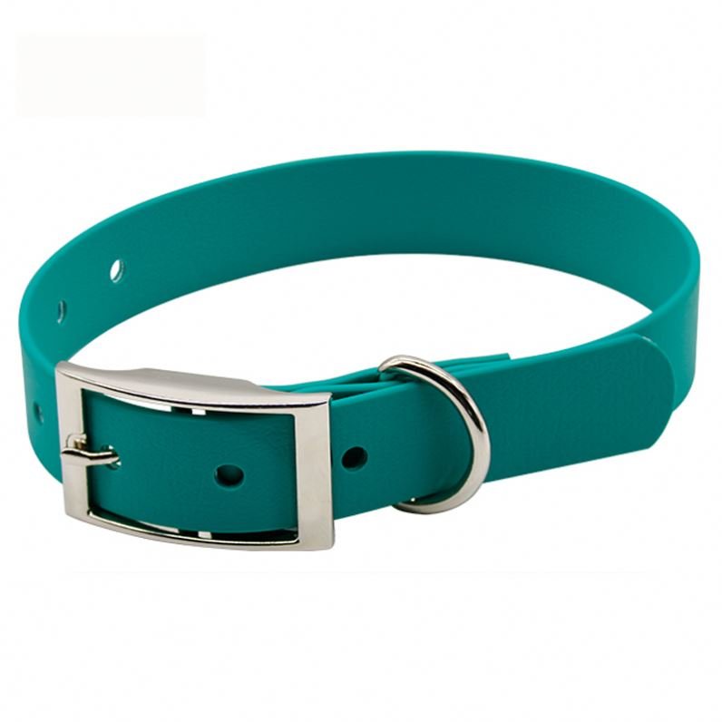 Muker Durable PVC Coated Nylon Webbing Dog Collar & Leash Small Medium Large Dogs Accessory With Rivet Decoration PET Supplies