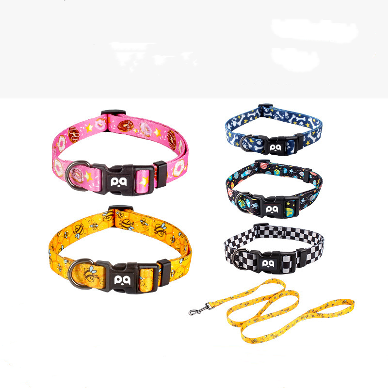 Wholesale pet collars dog collars large medium and small dog leashes dog traction pet supplies