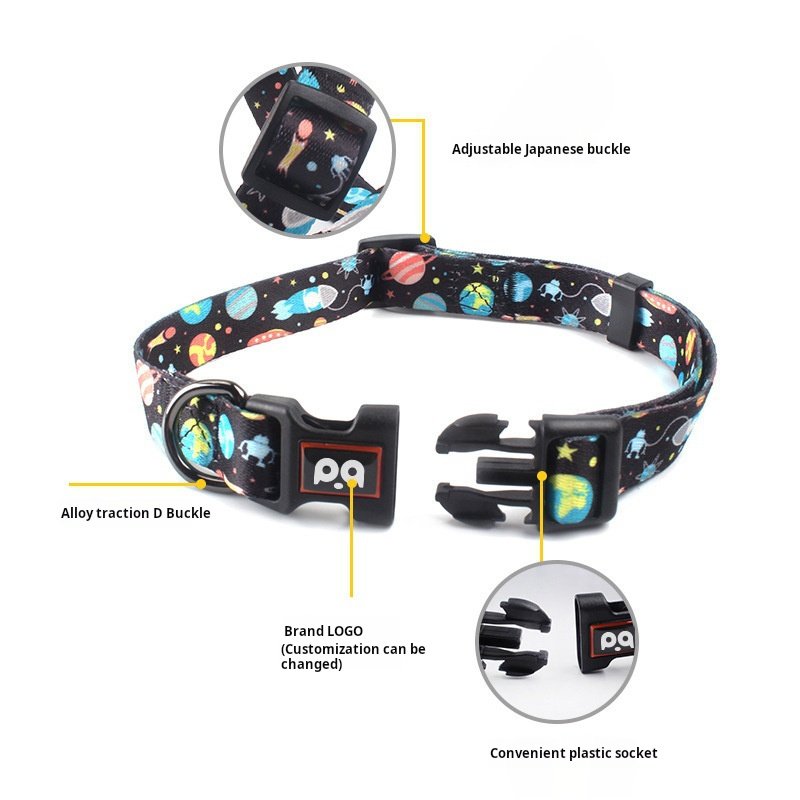 Wholesale pet collars dog collars large medium and small dog leashes dog traction pet supplies