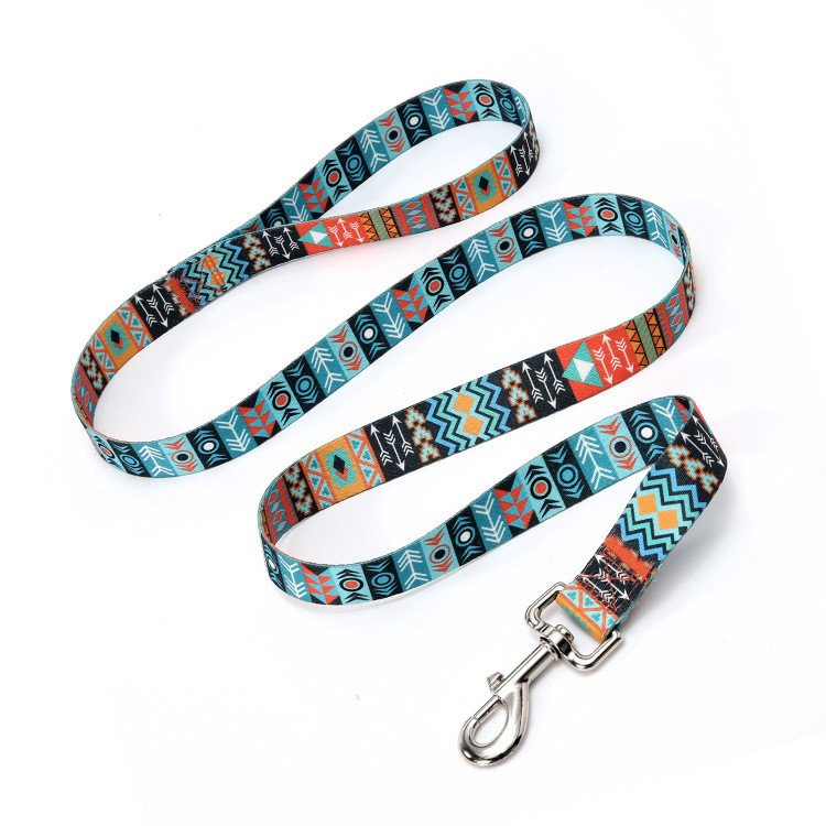 Pet Dog Leash Outdoor Training Leashes for Small Medium Large Dogs Leader Rope Pet Accessories Printed Dog Leash