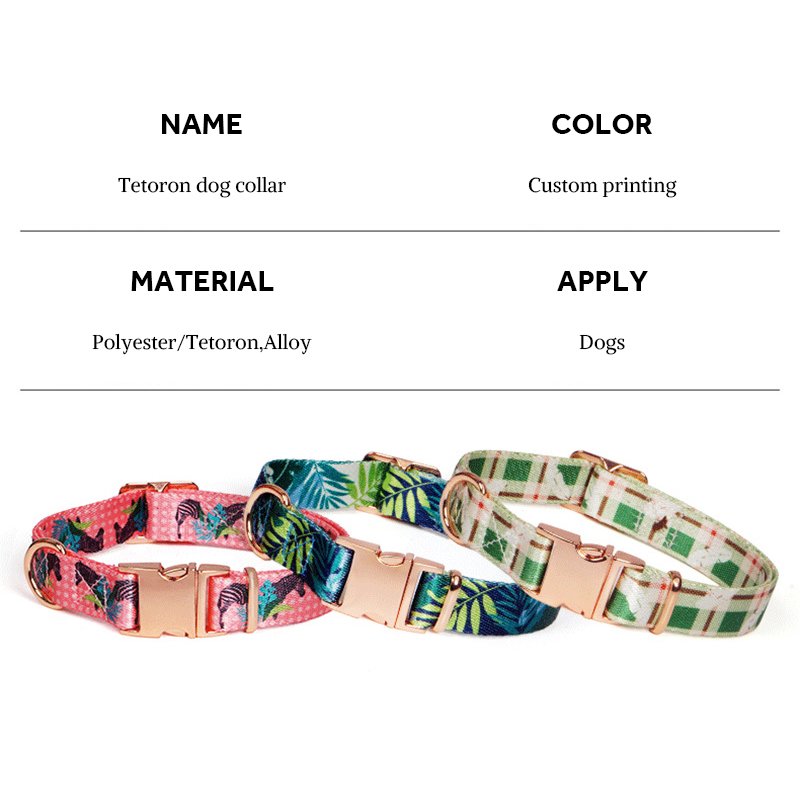 2025Novel tetoron material sparkle straps pet dog harness collar printing custom design with rubber brand logo cover dog leashes