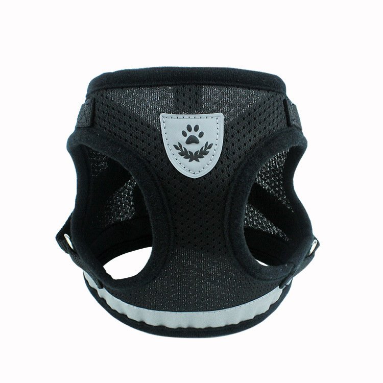 Pet breathable traction reflective chest strap Vest dog breast strap k9 Breathable mesh dog chest strap