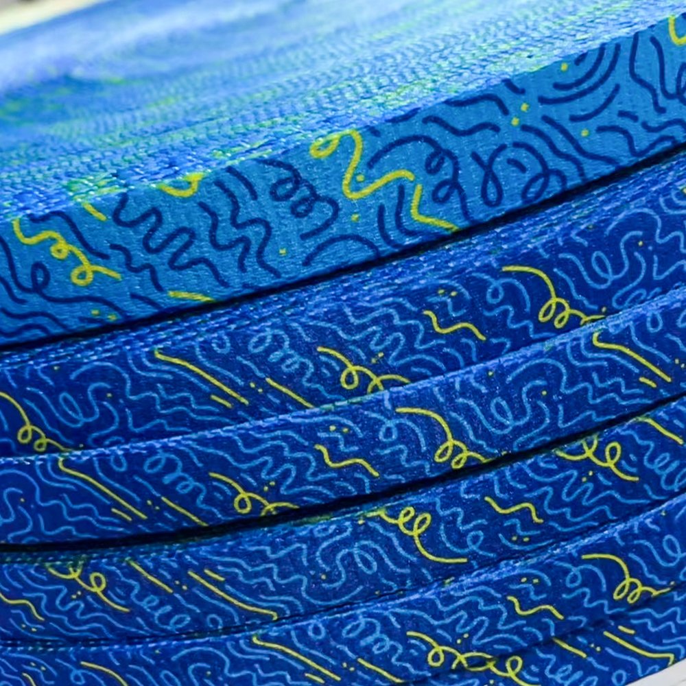 Gacent Factory Custom Size Color Polyester Nylon Design Printed Webbing for Pet Collar & Leash