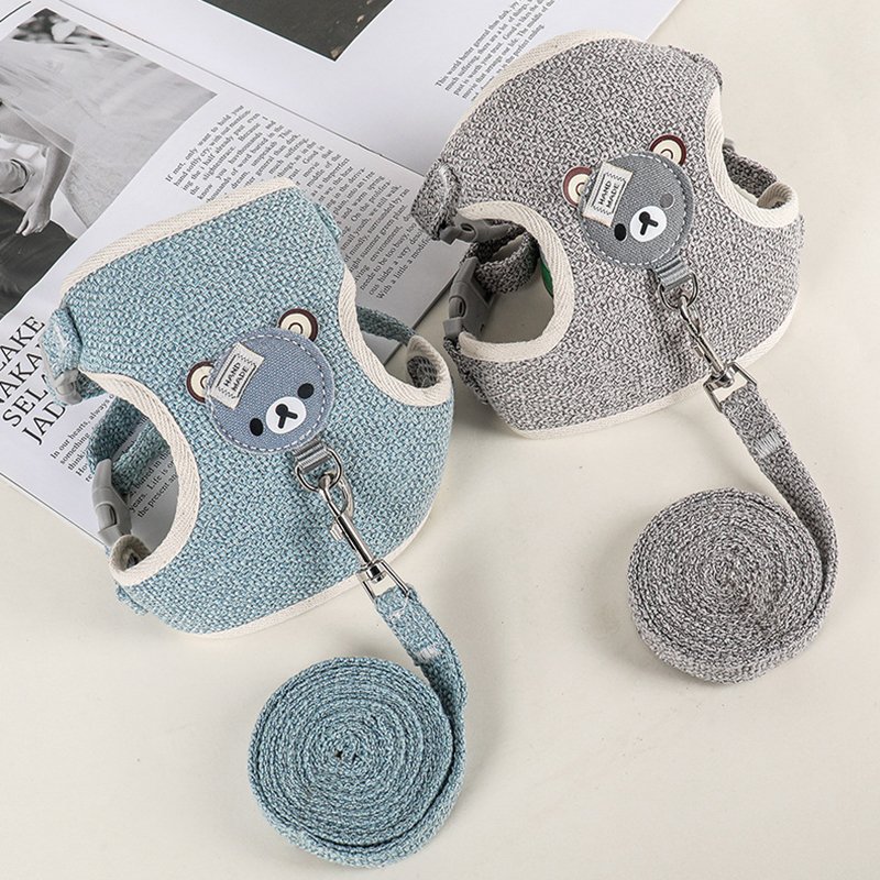 Newest Cute Rabbit Harness Leash Set Bunny Pet Accessories Vest Clothes for Leashes Outdoor Walking s Supplies
