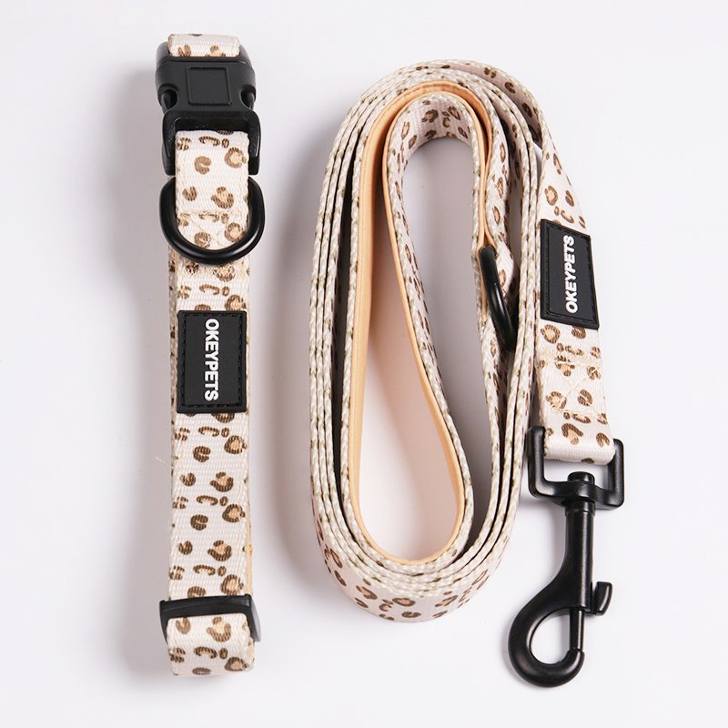 2021 Wholesale Custom Pattern Neoprene Adjustable Pet Harness Leash Dog Vest Harness Set for Small Medium Breed