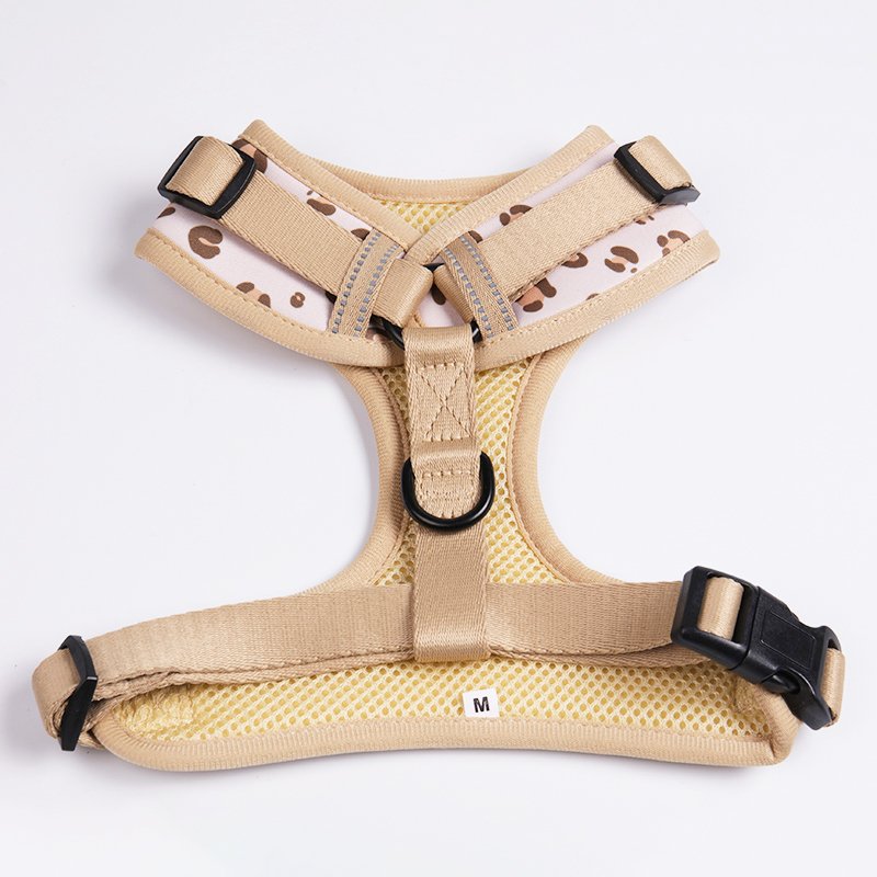 2021 Wholesale Custom Pattern Neoprene Adjustable Pet Harness Leash Dog Vest Harness Set for Small Medium Breed