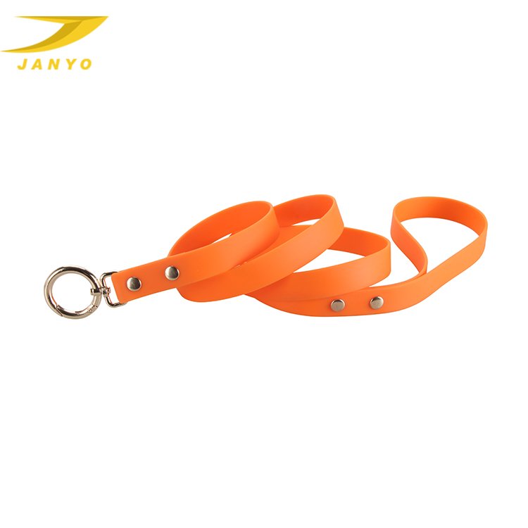 JANYO Newest design fancy orange color walking pvc waterproof dog leash