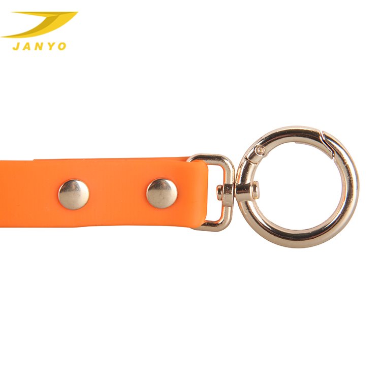 JANYO Newest design fancy orange color walking pvc waterproof dog leash