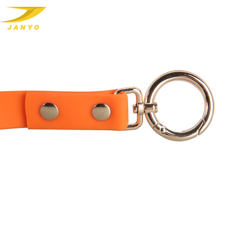 JANYO Newest design fancy orange color walking pvc waterproof dog leash