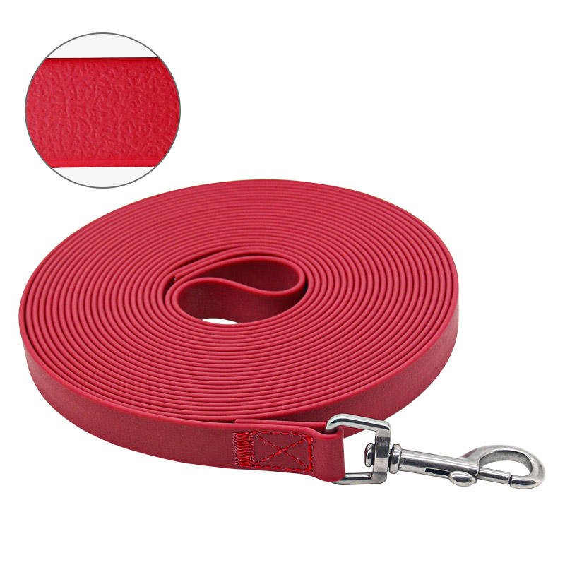 Customized Waterproof PVC Leash Dog Accessories With Durable Snap Hook For Training