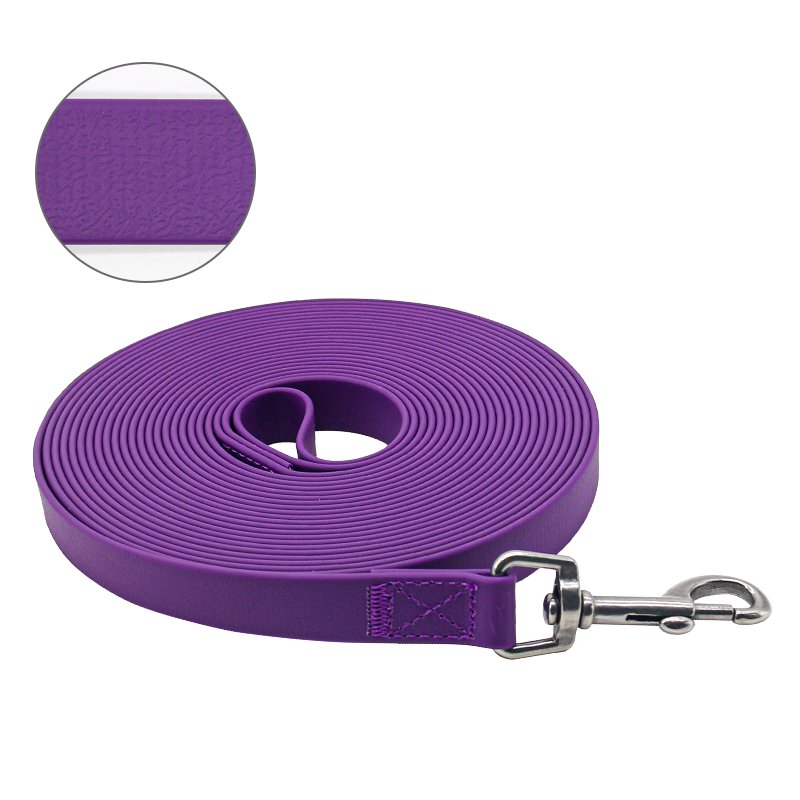 Customized Waterproof PVC Leash Dog Accessories With Durable Snap Hook For Training