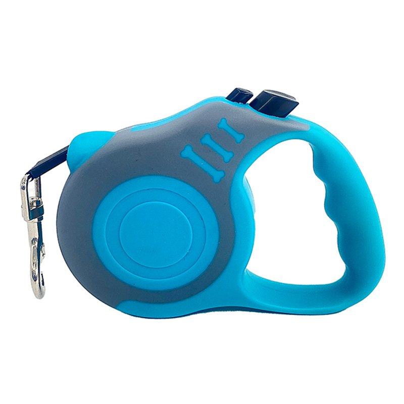 3M/5M Dog Leash with Light Automatic Retractable Rope for Dogs Cats with Non Slip Handle Durable Heavy Duty Pet Products