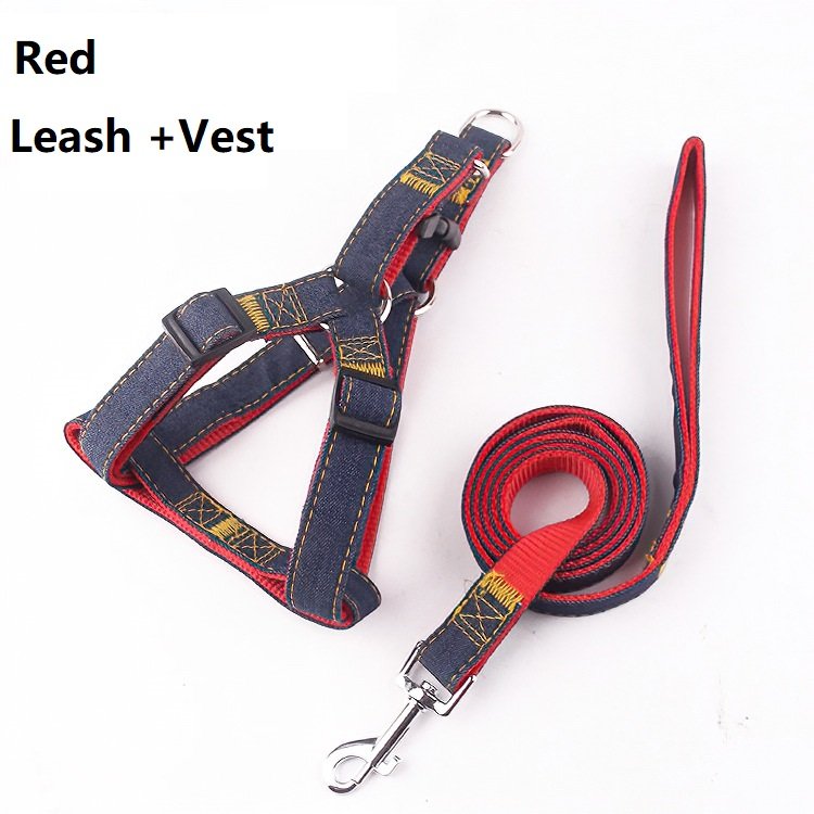 Durable Safty Hands Free Luxury Pet Collar Dog Leash Four Size Adjustable other pet collars, leashes & harnesses