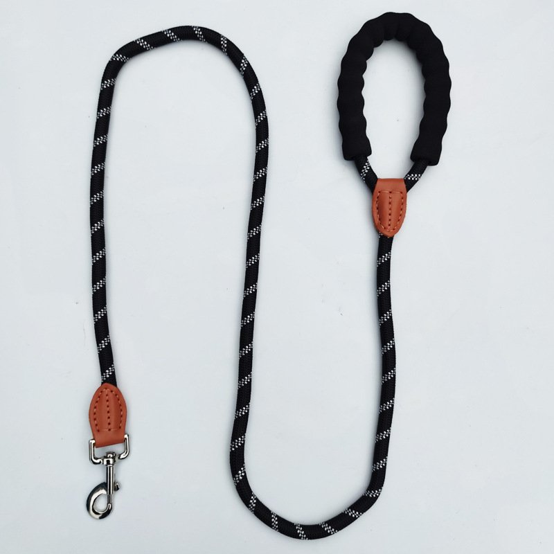 New convenient multi-functional reflective leather dog leash pet supplies