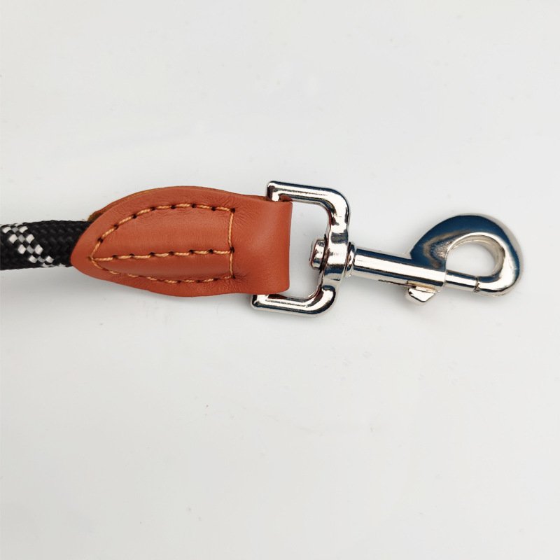 New convenient multi-functional reflective leather dog leash pet supplies