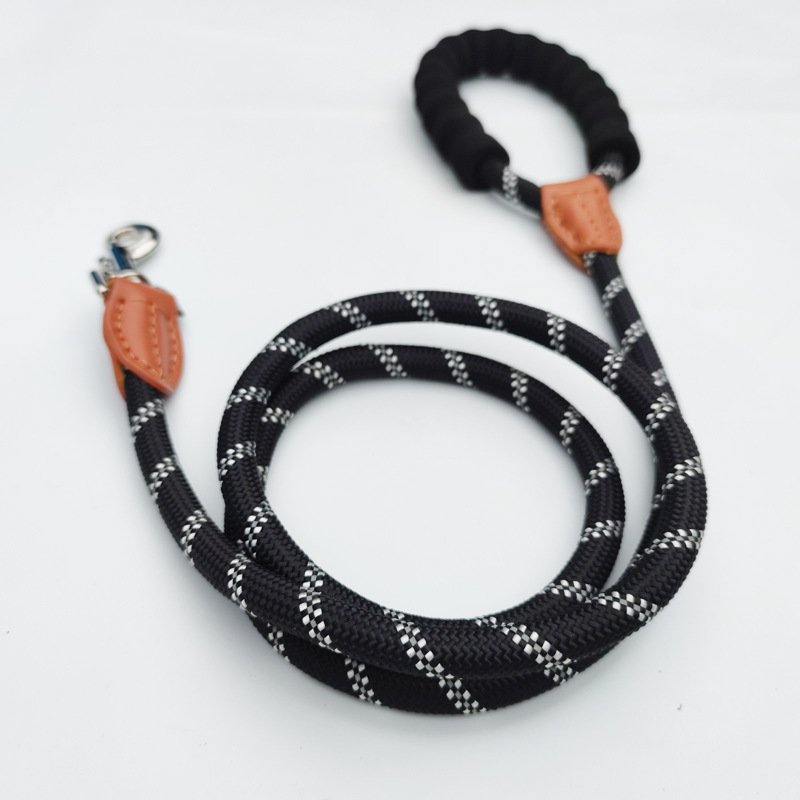 New convenient multi-functional reflective leather dog leash pet supplies