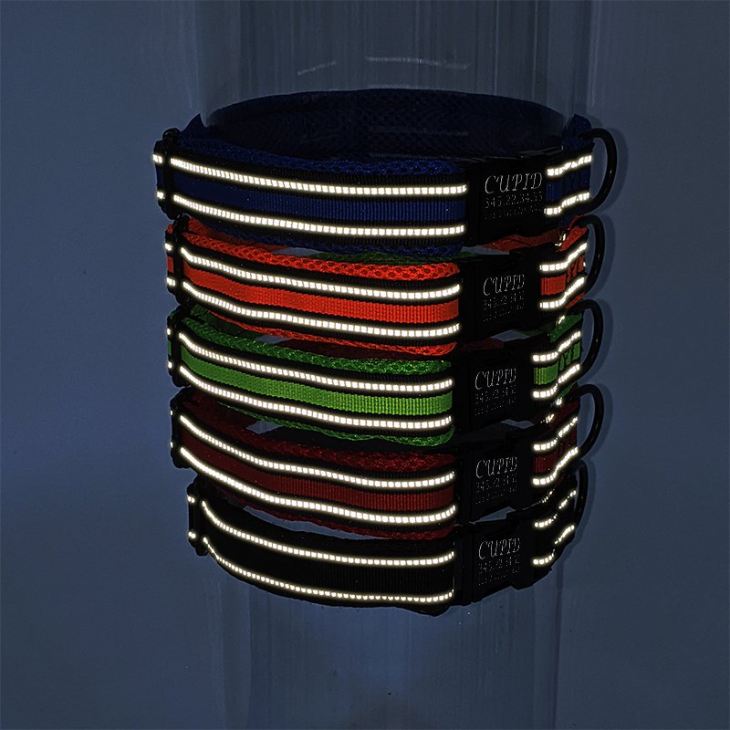 Wholesale Pet Supplies Private Label Luxury Pet Dog Collars Leashes With Metal Buckle